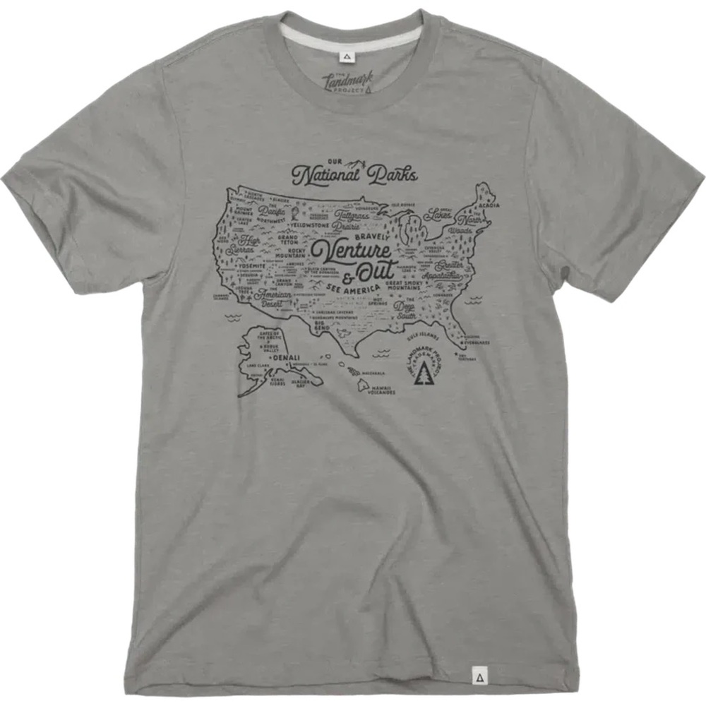 The Landmark Project NPS Map Tee